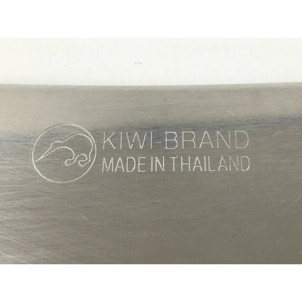 Kiwi‎ Brand Mini Cleaver Knife Chopper Thai Made Stainless Steel Wood Handle